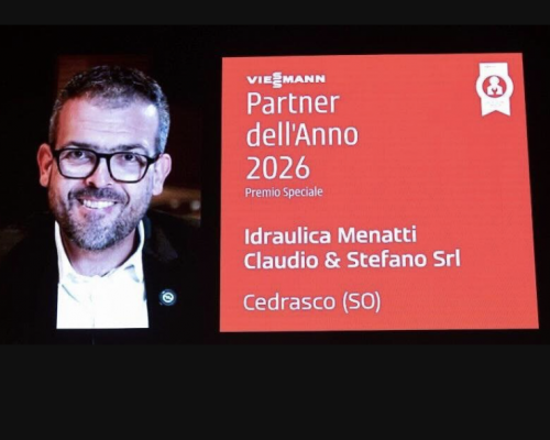 Idraulica Menatti Partner dell’anno 2026 alla Convention Viessmann: Immagine